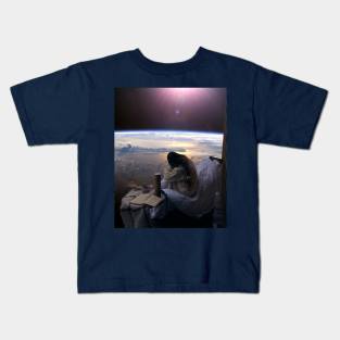 A Short Break in Space Kids T-Shirt